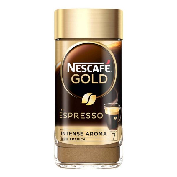 قهوه فوری گلد مدلEspresso حجم 100 گرمی