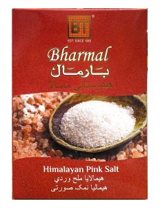 پودر نمک صورتی هیمالیا بارمال 150گرم himalayan pink salt bharmal 150g محصول کشور هند | شرکت bharmal بارکد:208838300105|